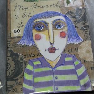 Colorful Abstract Portrait Art Print